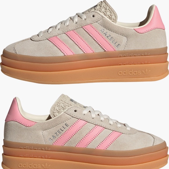 adidas gazelle silver green womens Adidas Women's Gazelle Pink